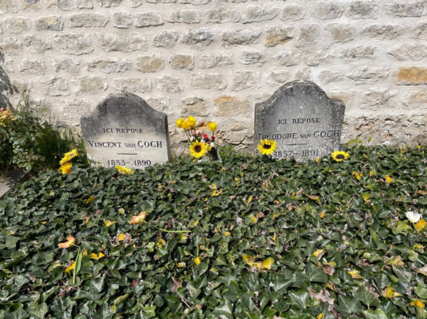 Vincent and Theo’s graves in Auvers-sur-Oise, France